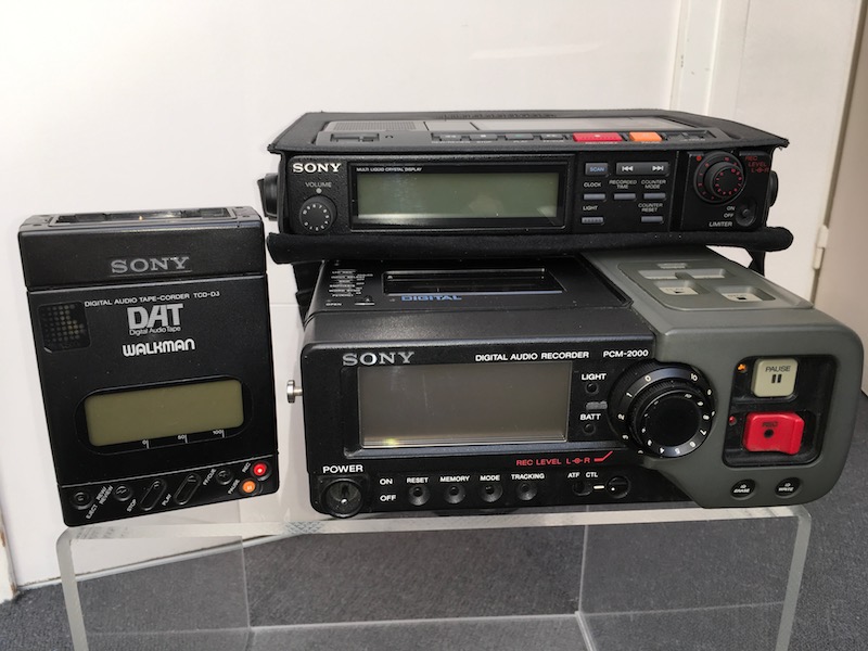 3 DAT Sony : PCM-2000, TCD-D3, TCD-D10 pro II