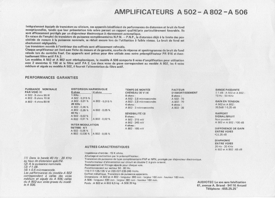 Audiotec A802 dépliant.png