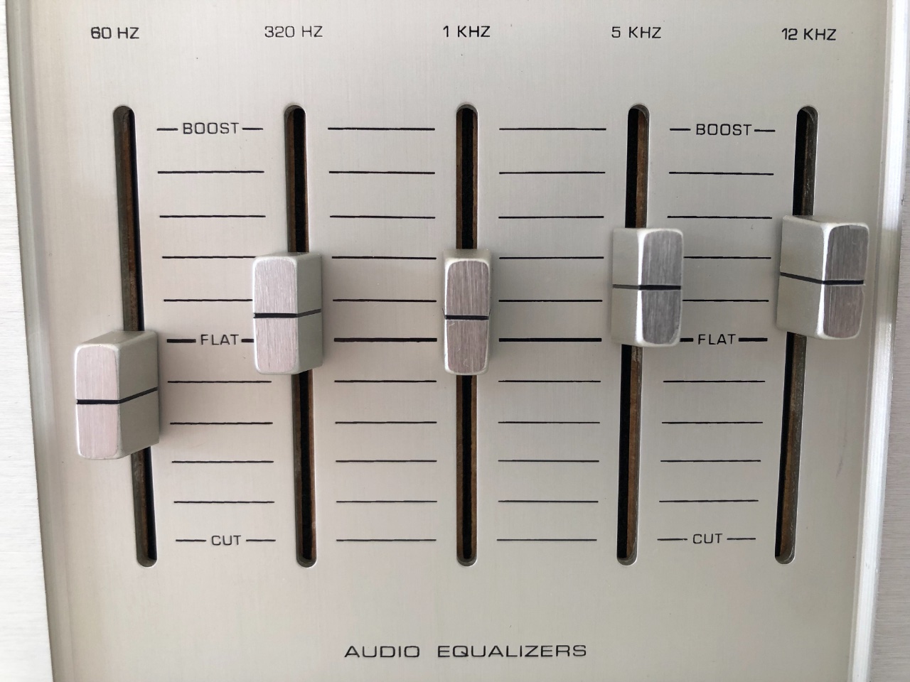 Les réglages du preamp pour avoir un son qui me semble equilibré