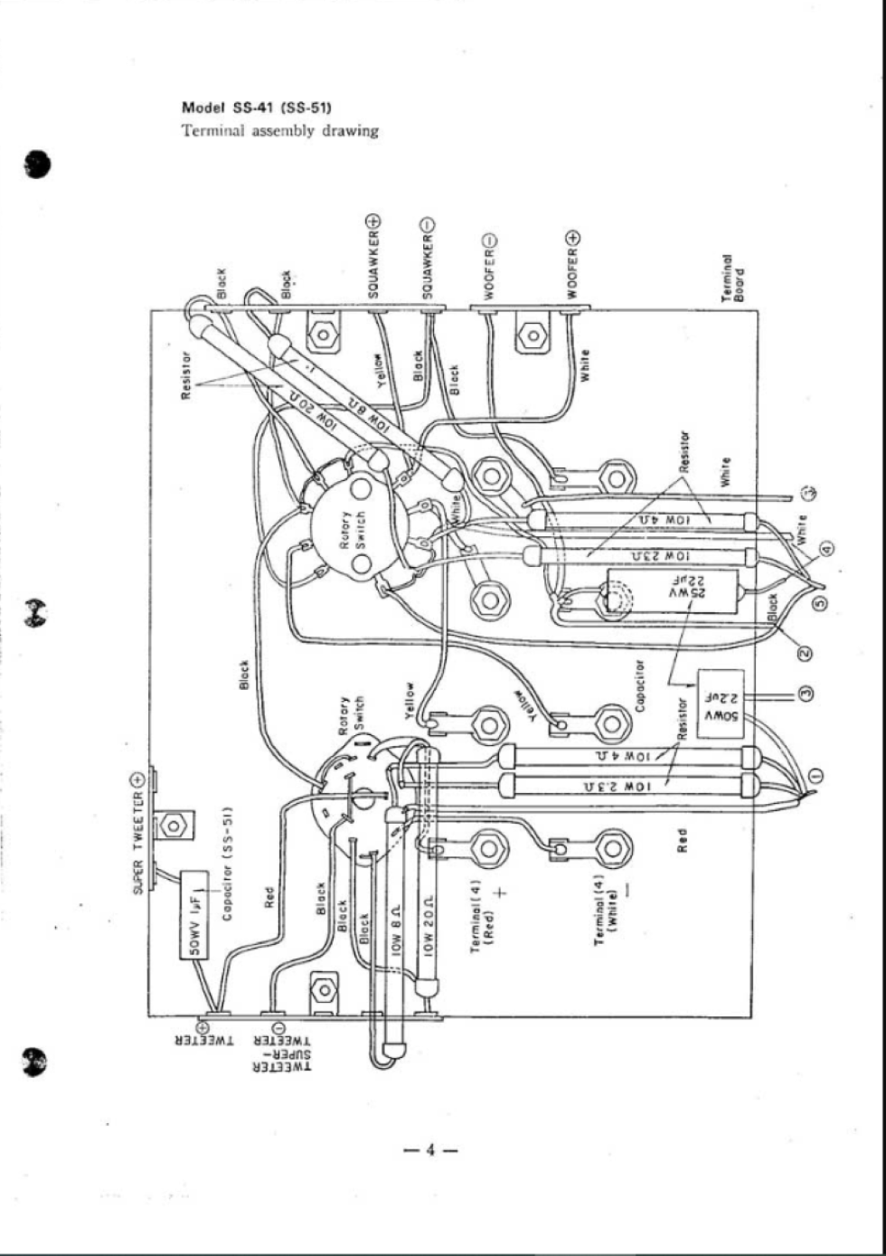 Capture d’écran 2023-03-09 002835.png Schéma bornier tri amping Toshiba SS-41.png