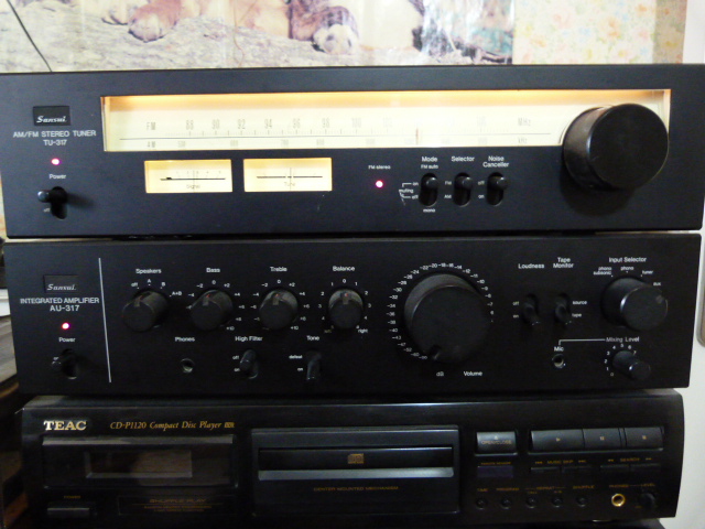 Le tuner et l'ampli