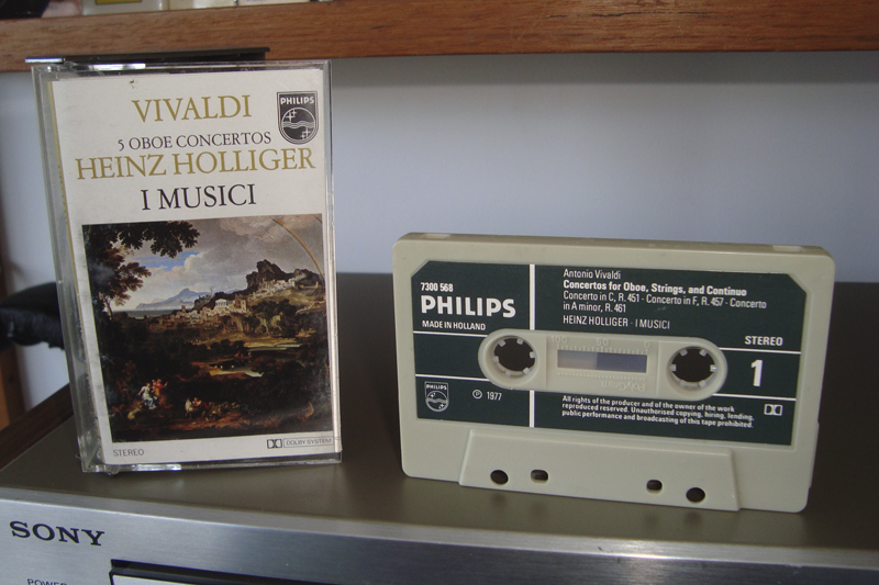 La cassette écoutée, du vintage 1977.