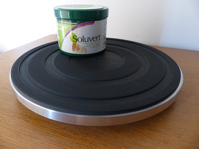 Nettoyage avec pierre blanche.