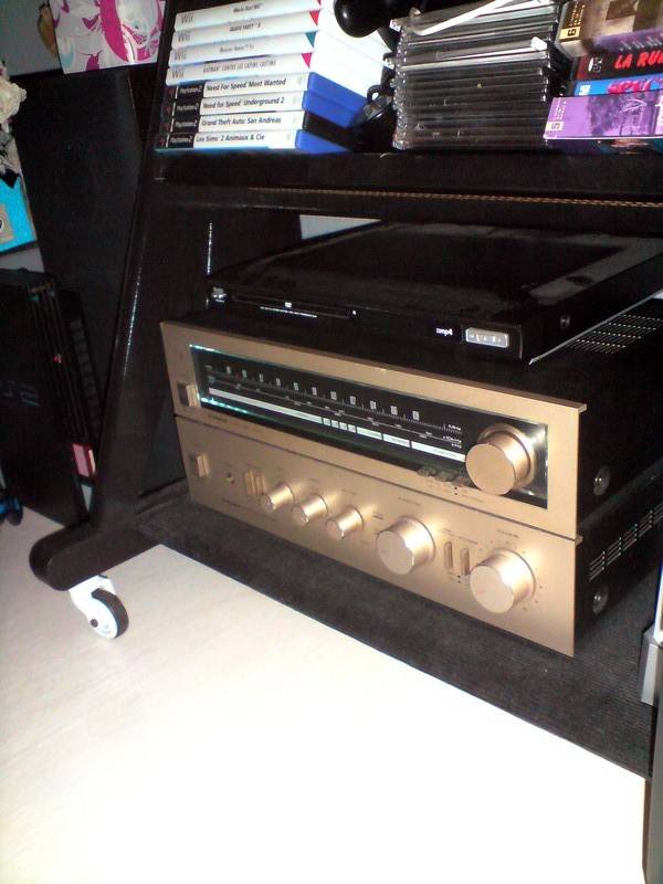 L'ampli Sa-204 et le tuner Tx205L