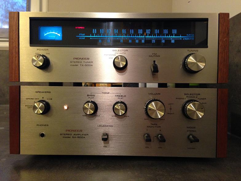 8 - Pioneer SA-500A & TX500A.JPG