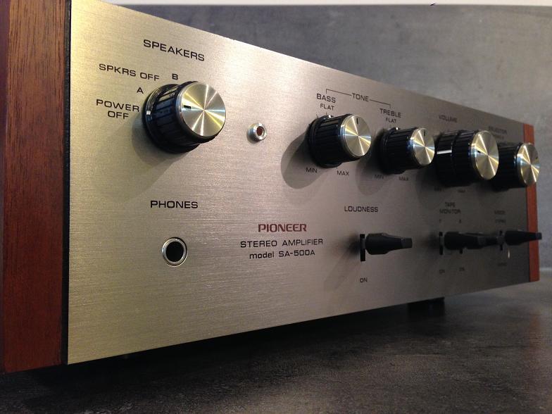 5 - Pioneer SA-500A - Face avant speakers.JPG