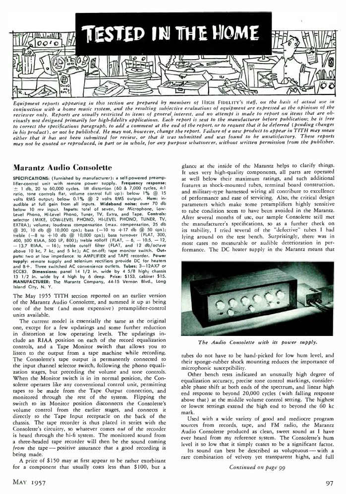 MARANTZ  1 HIGH FIDELITY MAI 1957 1.jpg