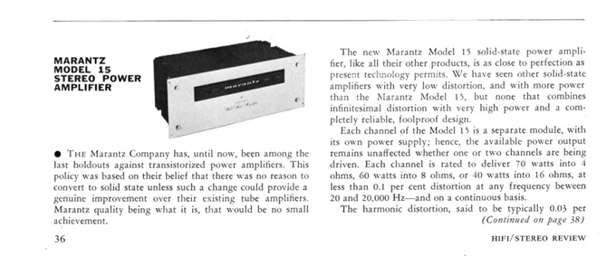 MARANTZ 15 HIFI STEREO & REVIEW 1967 1.JPG