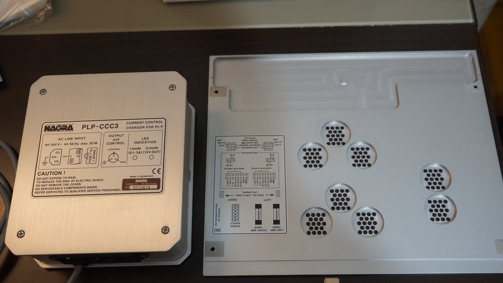 Chargeur,  paramétrage de l'entrée phono