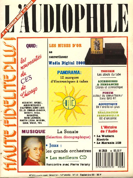 Audiophile NS n°6, septembre 1989