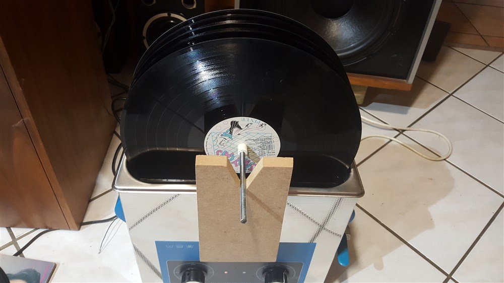 Machine de nettoyage à ultrasons pour disques vinyle, nettoyage