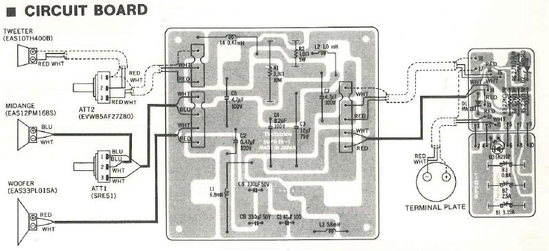 SB-10 Circuit imprimé / Cablage