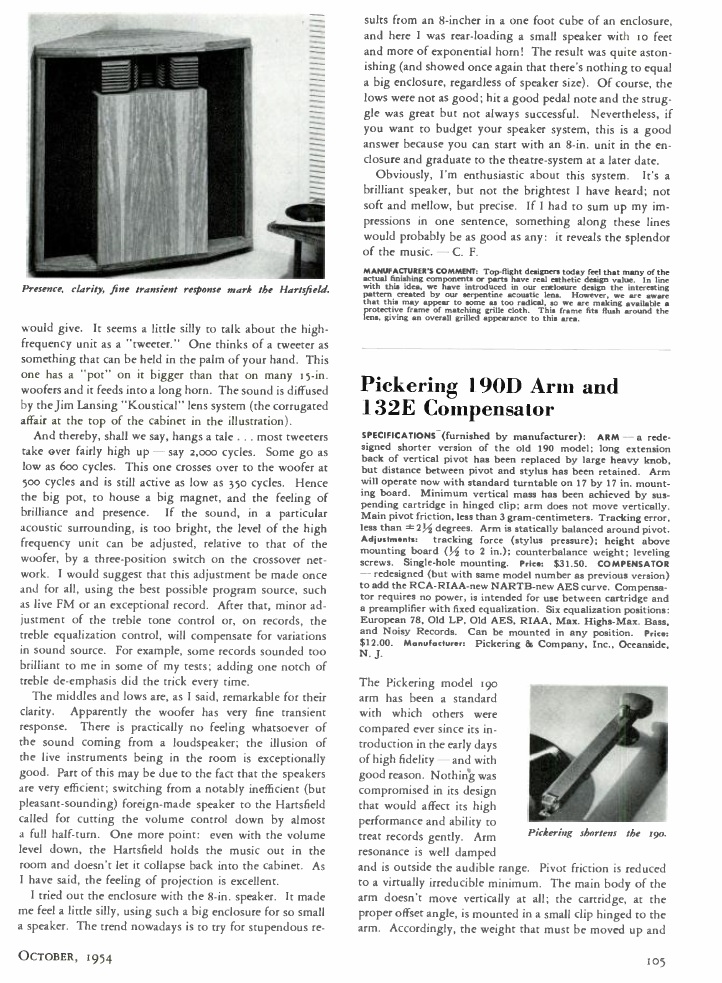 James B. Lansing Hartsfield, High Fidelity, Octobre 1954 2.jpg