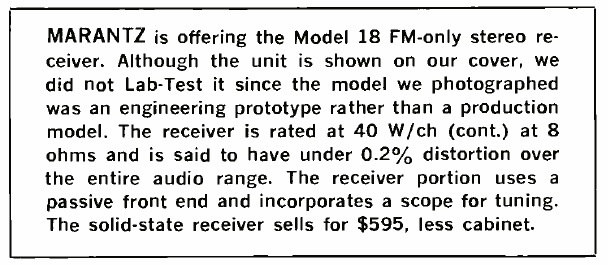 Marantz EW LAB Tests of new solid-state stereo receivers, décembre 1967.jpg