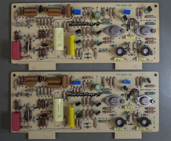 Accuphase P-300 : les circuits drivers réparés et révisés.