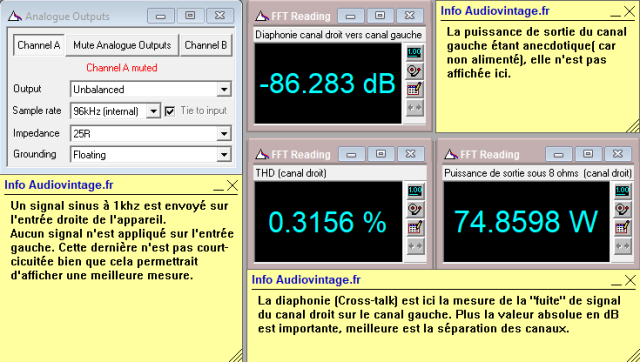 Audio Research D-79A : diaphonie-du-canal-droit-sur-le-canal-gauche-à-puissance-nominale-sous-8-ohms
