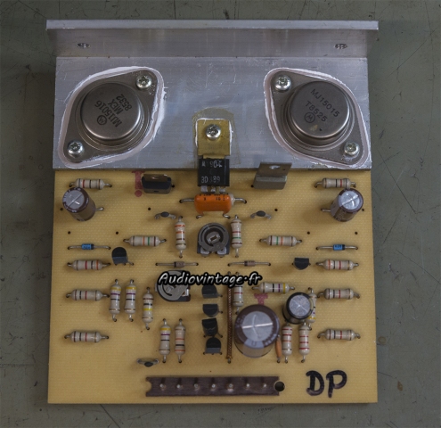 Audioanalyse A9 : circuit driver révisé.
