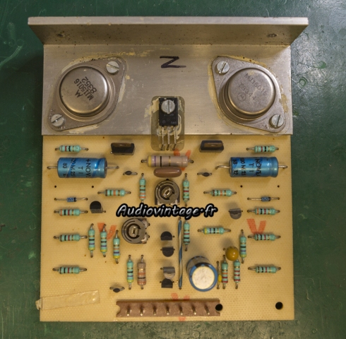 Audioanalyse A9 : circuit driver retiré.