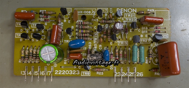 Denon PRA-1003 : circuit révisé.