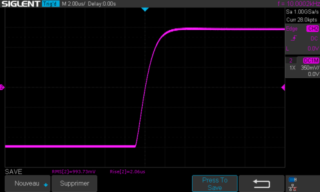 Denon PRA-1003 : temps-de-montee-a-10khz