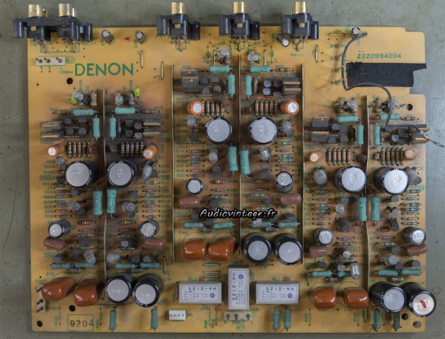 Denon PRA-2000Z : circuit "phono"  à réparer et à réviser.