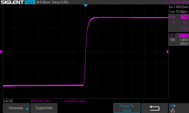 Harman Kardon A401 : temps-de-montee-a-10khz