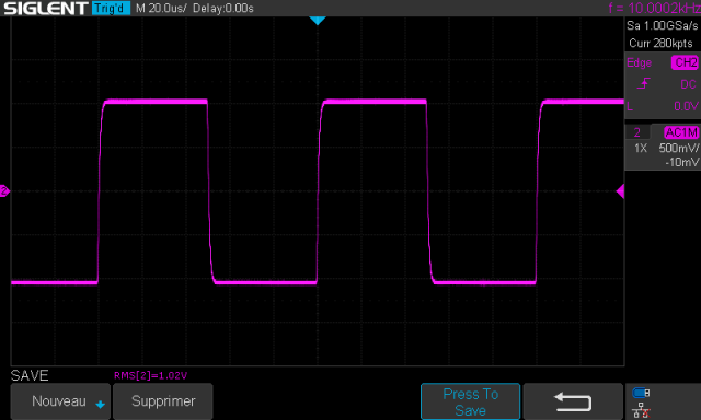 Harman Kardon Citation 11 : signal-carre-a-10khz