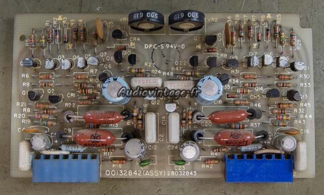 Harman Kardon Citation 17 : étage phono avant intervention.