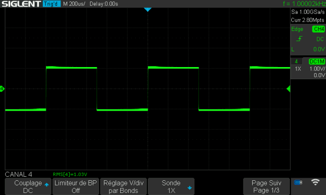 Harman Kardon Citation 11 : signal-carre-a-1khz
