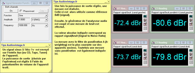 Isem Antares : rapport-signal-bruit-a-2x1w-sous-8-ohms-entree-CD