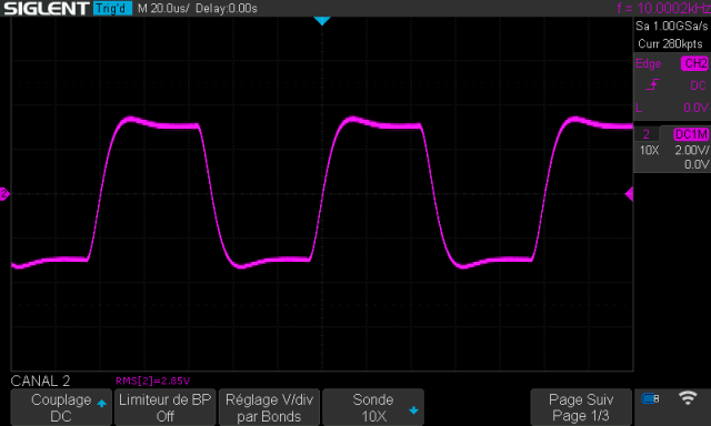 JVC MCA-104Z : signal-carre-a-10khz