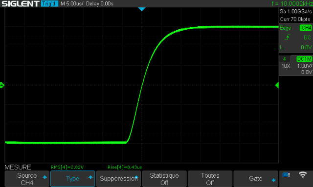 Kenwood KA-5700 : temps-de-montee-a-10khz