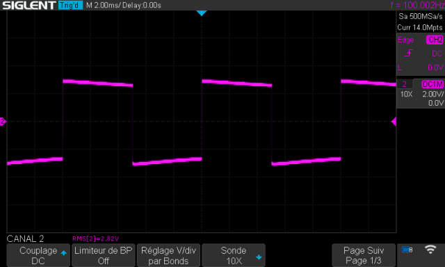 Kora Explorer 90 SI : signal-carre-a-100hz