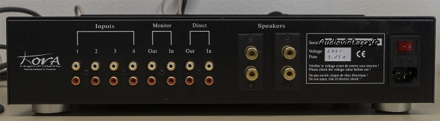 Kora Explorer 90 SII CSC : connectique.