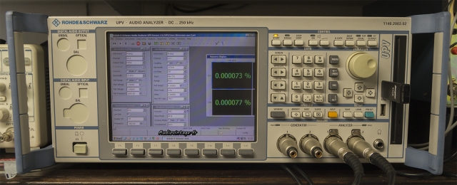 L'analyseur Audio chez Audiovintage : Rohde&Schwarz UPV