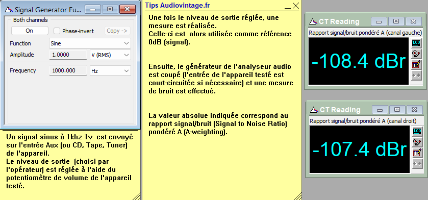 Luxman CL 350 : rapport-signal-bruit-a-6.5v-en-sortie-entree-aux-tone-defeat