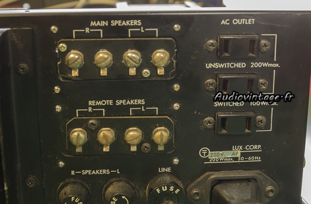 Luxman L-308 : boniers HP  "bricolés".
