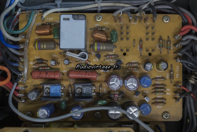 Luxman L-309 : circuit alimentation/protection révisé.