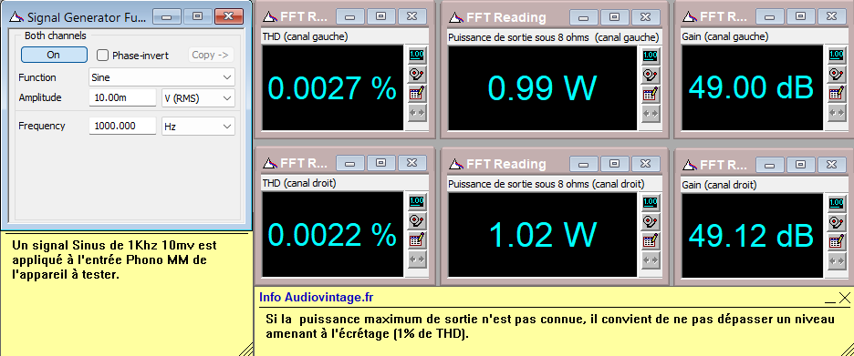 Luxman L-410 : distorsion-a-2x1w-sous-8-ohms-entree-phono-MM-tone-defeat