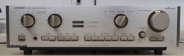 Luxman L-410 : présentation, "habituelle" des Luxman de cette période.