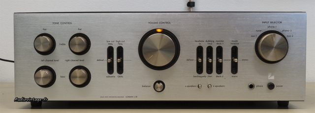 Luxman L-81 : une très jolie présentation.