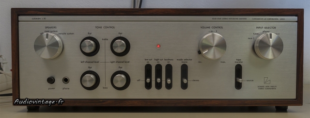 Luxman L-30 :  toujours craquant.