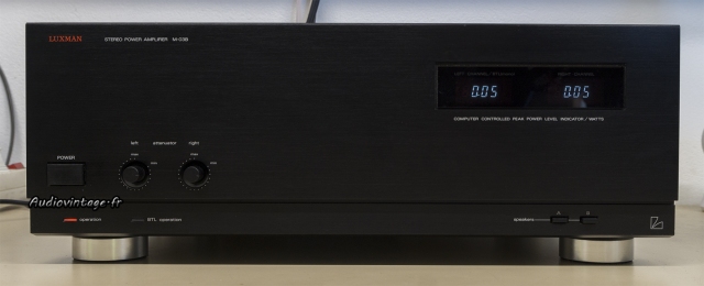 Luxman M-03B : il ne plaisante pas !