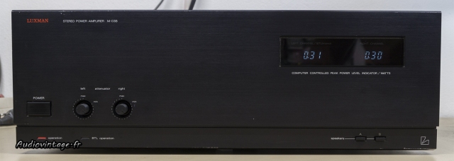 Luxman M-03B : imposant !