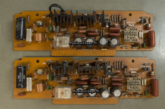 Luxman M-12 : circuits drivers à réviser.