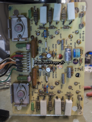 Luxman M-4000 : circuit de "puissance" révisé.