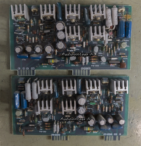 Luxman M-4000A : circuits drivers à réviser.