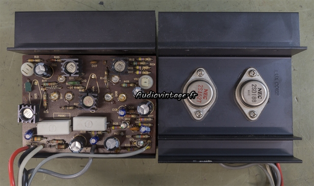 Luxman SQ 505x : circuits drivers à réparer et à réviser.