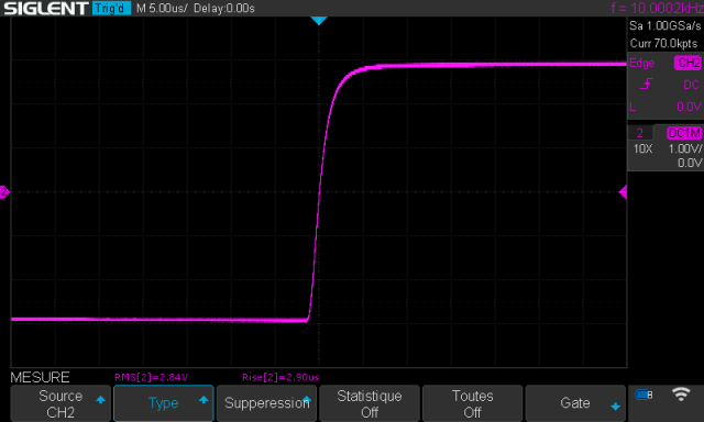 Marantz 1070 : temps-de-montee-a-10khz
