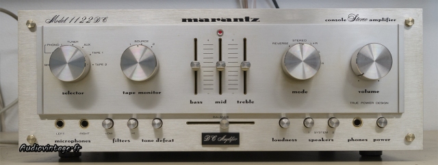 Marantz 1122DC : une fois nettoyé, il présente bien :)